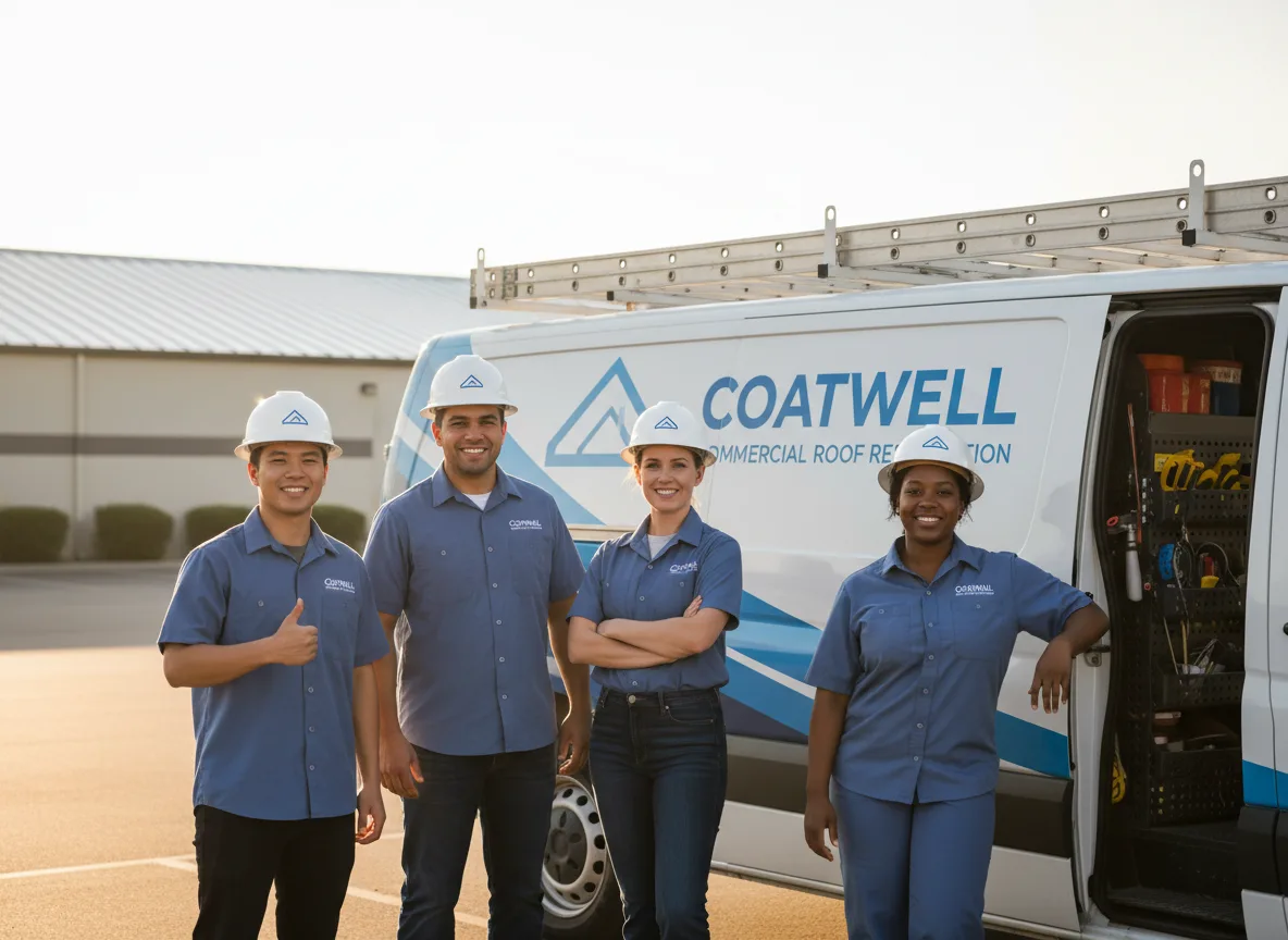 Commercial roof coating company in Earling, IA